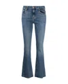 7 For All Mankind Logo-patch Bootcut Jeans In Blue