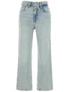 7 For All Mankind Logo-patch Jeans In Blau