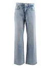 7 For All Mankind Logo-patch Jeans In Blue