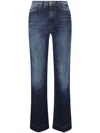 7 For All Mankind Logo-patch Straight Jeans In Blue