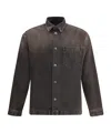 7 For All Mankind Logo T-shirt In Gray