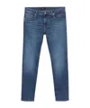 7 For All Mankind Elastam Slim Tapered Jeans In Blue