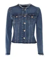 7 For All Mankind Long Sleeve Denim Jacket