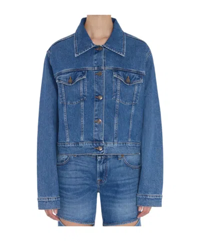 7 For All Mankind Long Sleeve Denim Jacket