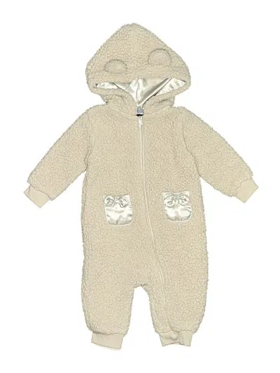 Pre-owned 7 For All Mankind Babies' Long Sleeve Outfit In Gray