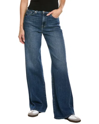 7 For All Mankind Lotta Beida Wide Leg Jean In Blue