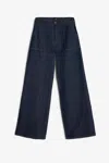 7 For All Mankind Lotta Blueberry With Utility Pockets In Dark Blue