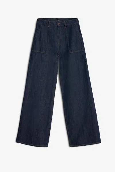 7 FOR ALL MANKIND LOTTA BLUEBERRY WITH UTILITY POCKETS