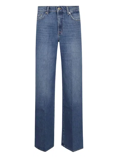 7 For All Mankind Lotta Cotton Jeans In Blue