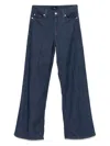 7 For All Mankind Weightless Denim Pleated Trouser
