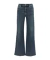 7 For All Mankind Looped Waistband Five Pockets Wide-leg Pants