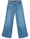 7 For All Mankind Wide-leg Jeans In Blue