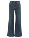 7 For All Mankind Looped Waistband Five Pockets Wide-leg Pants
