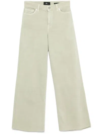 7 For All Mankind Lotta Jeans In Green