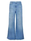7 For All Mankind Lotta Cropped Jeans In Light Blue