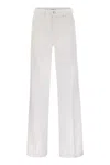 7 For All Mankind Willow High Rise Wide Leg Jeans In Linen Ostuni