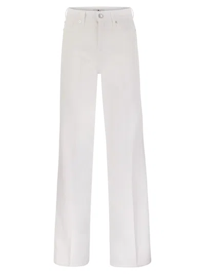 7 FOR ALL MANKIND LOTTA LINEN - HIGH WAIST FLARED JEANS