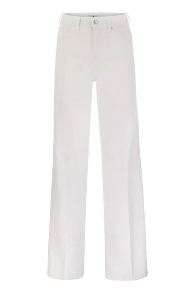 7 FOR ALL MANKIND 7 FOR ALL MANKIND LOTTA LINEN - HIGH WAIST FLARED JEANS