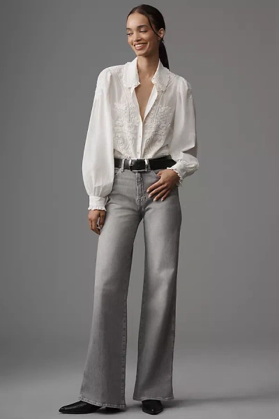 7 FOR ALL MANKIND LOTTA MID-RISE WIDE-LEG JEANS