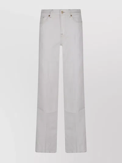 7 For All Mankind Lotta Stitched Pockets Design In White