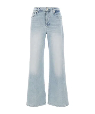 7 For All Mankind Lotta Tailorless Jeans In Blue