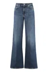 7 For All Mankind Lotta Wide-leg Jeans In Blue