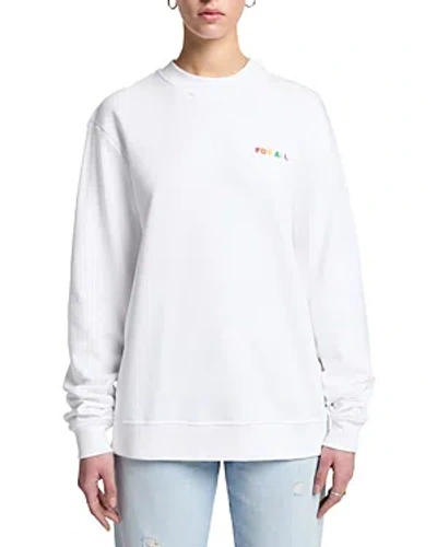 7 For All Mankind Love Sweatshirt In Multi