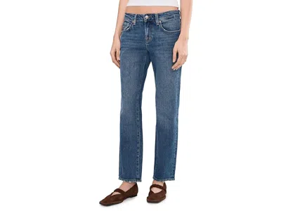 7 For All Mankind Low Cigarette In Explorer In Blue