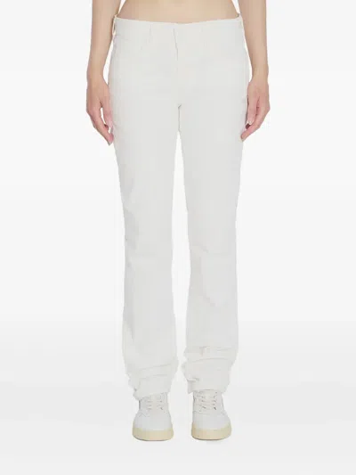 7 For All Mankind Low-rise Jeans In White