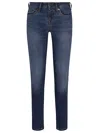 7 For All Mankind Straight-leg Blue Jeans