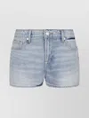 7 For All Mankind Denim Shorts In Grey