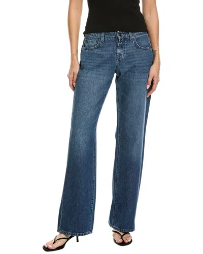 7 For All Mankind Low Straight Savannah Jean In Blue