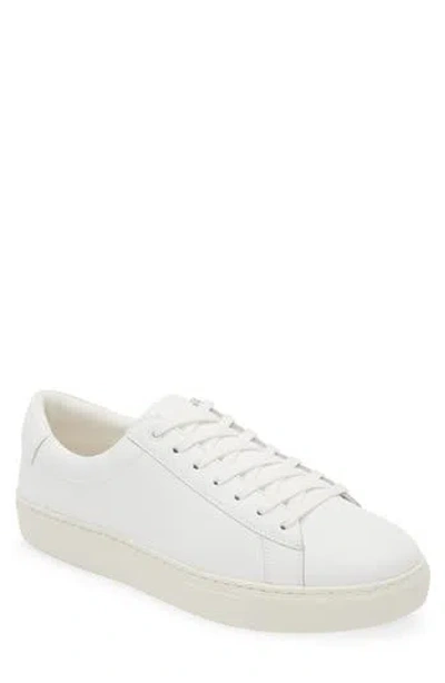 7 For All Mankind Low Top Sneaker In Leather White