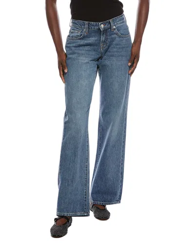 7 For All Mankind Low-rise Macon Straight Jean In Multi