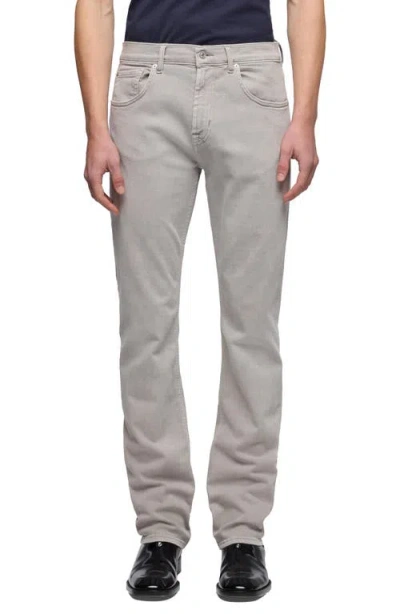 7 For All Mankind Luxe Performance Lefthand The Straight Leg Jeans In Gray