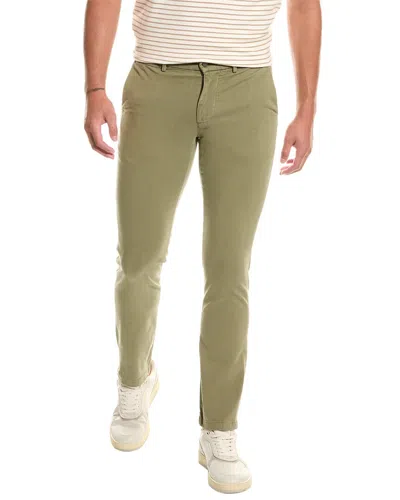 7 For All Mankind Luxe Performance Olive Tapered Slim Chino In Green