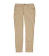 7 For All Mankind Luxe Performance Plus Slimmy Tapered Chinos In Beige