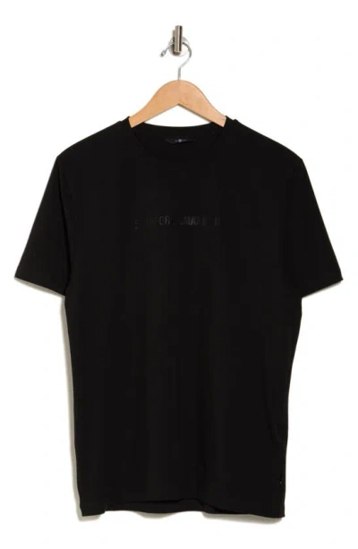 7 For All Mankind Luxe Performance T-shirt In Dynamic Black