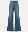 7 For All Mankind Luxe Vintage High-rise Wide-leg Jeans In Blue