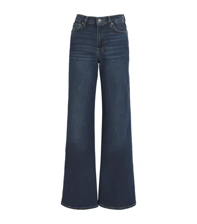 7 For All Mankind Luxe Vintage Lotta Flared Jeans In Blue