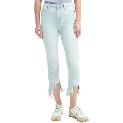 7 For All Mankind Luxe Vintage Womens Distressed Denim Bootcut Jeans
