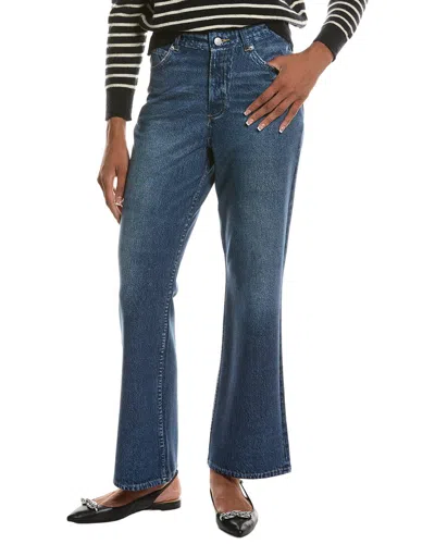 7 For All Mankind Luxeweave Denim Print Pant In Blue