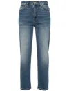 7 For All Mankind Malia Denim Jeans In Blue