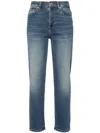 7 For All Mankind Malia Denim Jeans In Blue