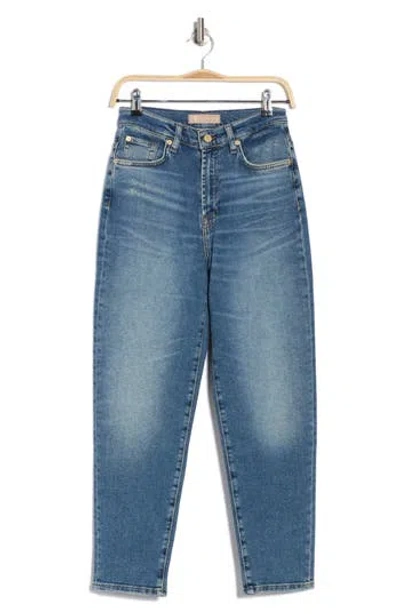 7 For All Mankind Malia Low Rise Tapered Leg Jeans In Panorama