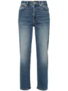 7 For All Mankind Malia Denim Jeans In Blue