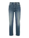7 For All Mankind Malia Denim Jeans In Blue
