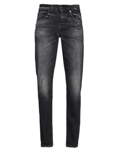 7 For All Mankind Man Jeans Black Size 30 Cotton, Elastane