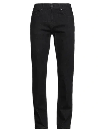 7 For All Mankind Man Jeans Black Size 33 Cotton, Elastane