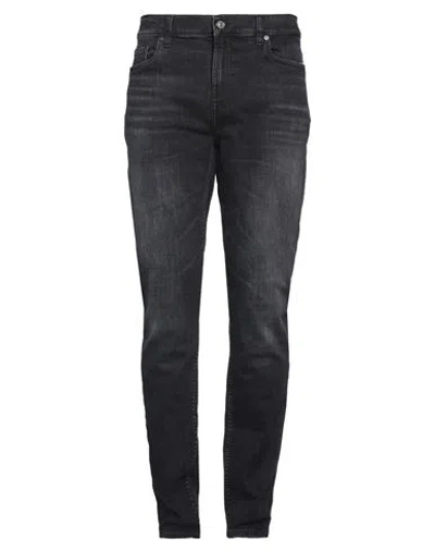 7 For All Mankind Paxtyn Mid-rise Skinny Jeans In Black